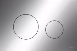 TECEloop spolknapp blankförkromad