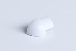 Trevägshörn pl 10mm vit