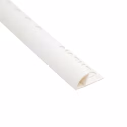 Kakellist pl. rund 6mm vit