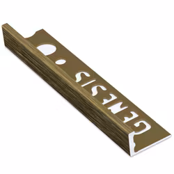 Kakellist L al 10mm V Mässing