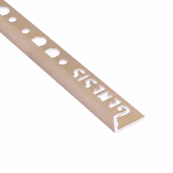 Kakellist L al 10mm bor koppar