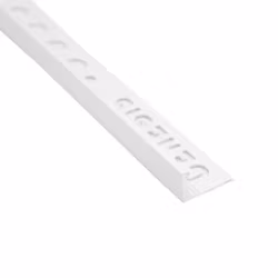 Kakellist L alu 10 mm vitlack