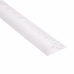 Kakellist rund 8 mm vitlackad