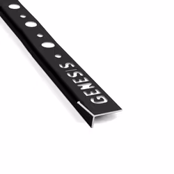 Kakellist Vinkel 10 mm svart