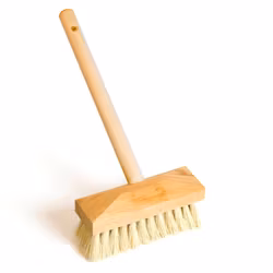 Tjärborste Skaft vit fiber