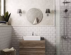 Biselado 7,5x15 vit fasad kakel