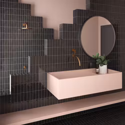 Cobra black blank 5x15 kakel