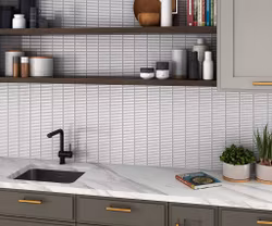 Vox white kitkat 1,2x9,2cm mosaik