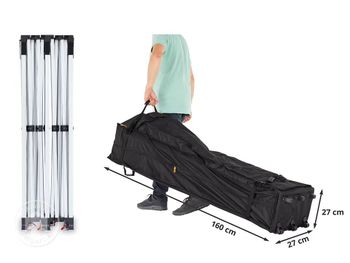 SNABBTÄLT FLEXTENTS 3X3M SVART HYRA
