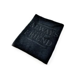 Always Your Friend - Microfiber Towel Black 40x40