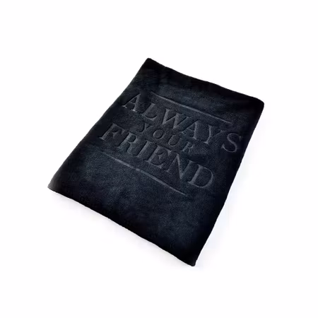 Always Your Friend - Microfiber Towel Black 40x40