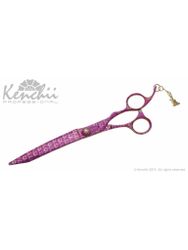 KENCHII - PINK POODLE straight Scissors 8"