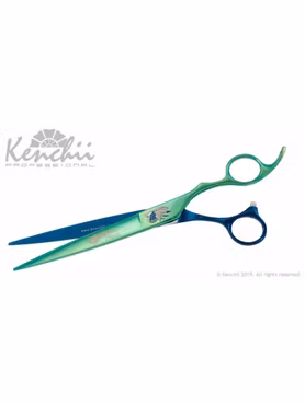 KENCHII - PEACOOCK Straight Scissors 8"