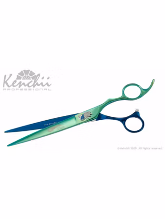 KENCHII - PEACOOCK Straight Scissors 8"