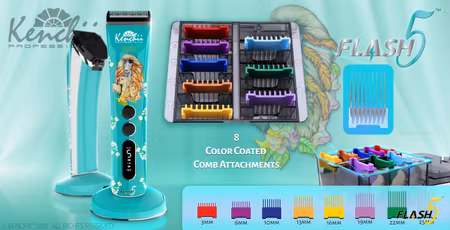 KENCHII - Flash5 Comb Kit - 8-Piece (limited edition clipper)