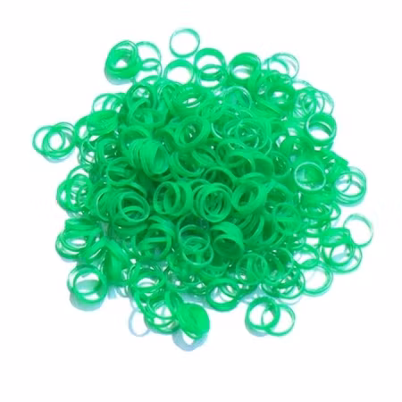 LAINEE - LATEX SNODDAR HOT GREEN / 1800 PCS 16mm