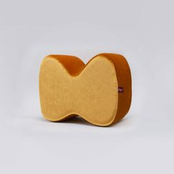 MILLOR DOG - PILLOW BOW VELVET GOLD
