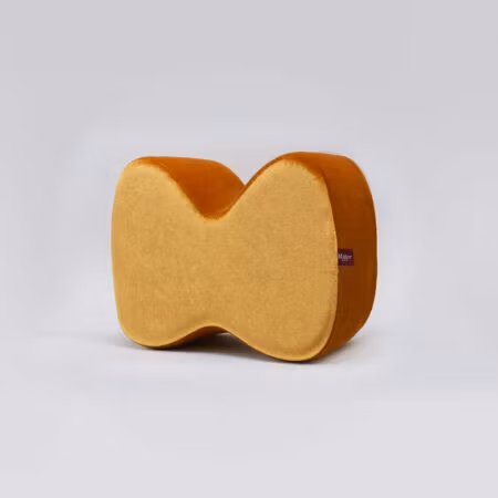 MILLOR DOG - PILLOW BOW VELVET GOLD