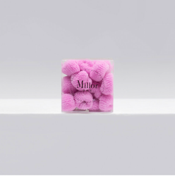 MILLOR DOG - HAIRBAND 1 BOX (25PCS) FROTTE 2 CM  PINK