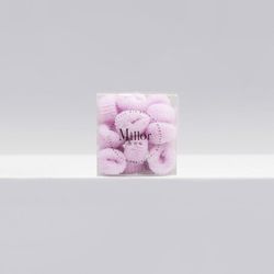 MILLOR DOG - HAIRBAND 1 BOX (25PCS) FROTTE 2 CM LIGHT PINK