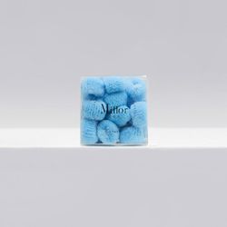 MILLOR DOG - HAIRBAND 1 BOX (25PCS) FROTTE 2 CM  BLUE