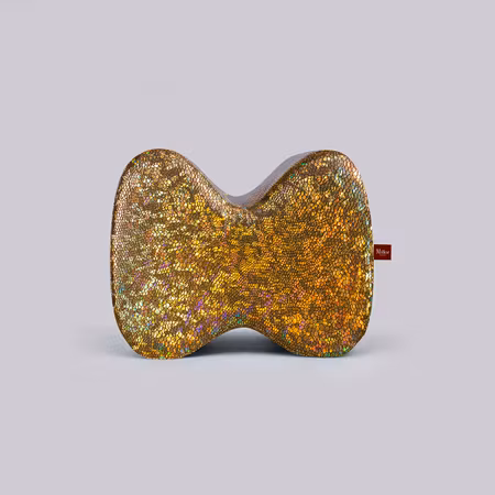 MILLOR DOG - PILLOW BOW GLITTER GOLD