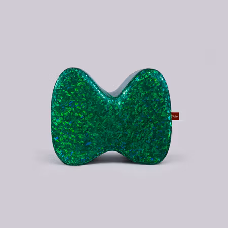 MILLOR DOG - PILLOW BOW GLITTER GREEN