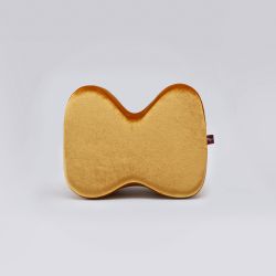 MILLOR DOG - PILLOW BOW VELVET GOLD