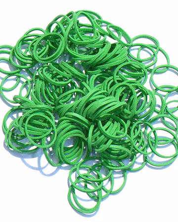 LAINEE - LATEX SNODDAR HOT GREEN / 1800 PCS 16mm