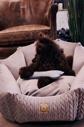 Always Dog Bed Magic Gray Square