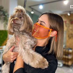 MILLOR DOG - GROOMING MASK ORANGE