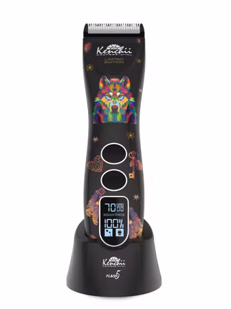 Kenchii Flash5 Digital Cordless Clipper Limited Edition WOLF