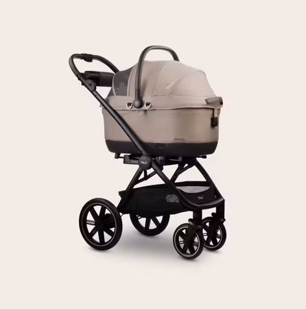 TAVO WIND STROLLER 2-IN-1 SYSTEM / ASHEN-#655c4d / ISO6X / BLACK/BLACK-#000000