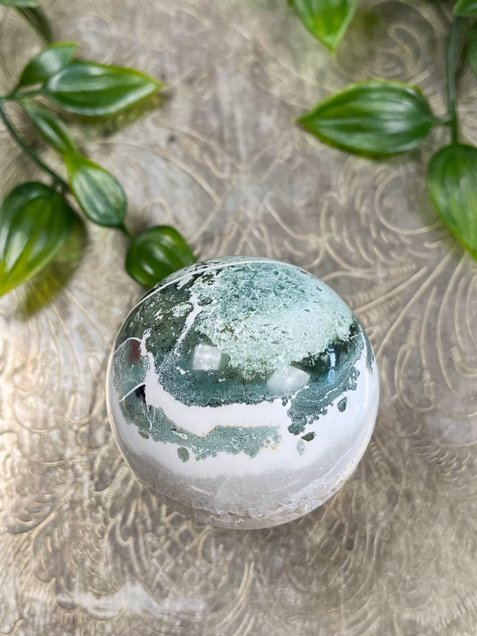 Grön Sardonyx klot E