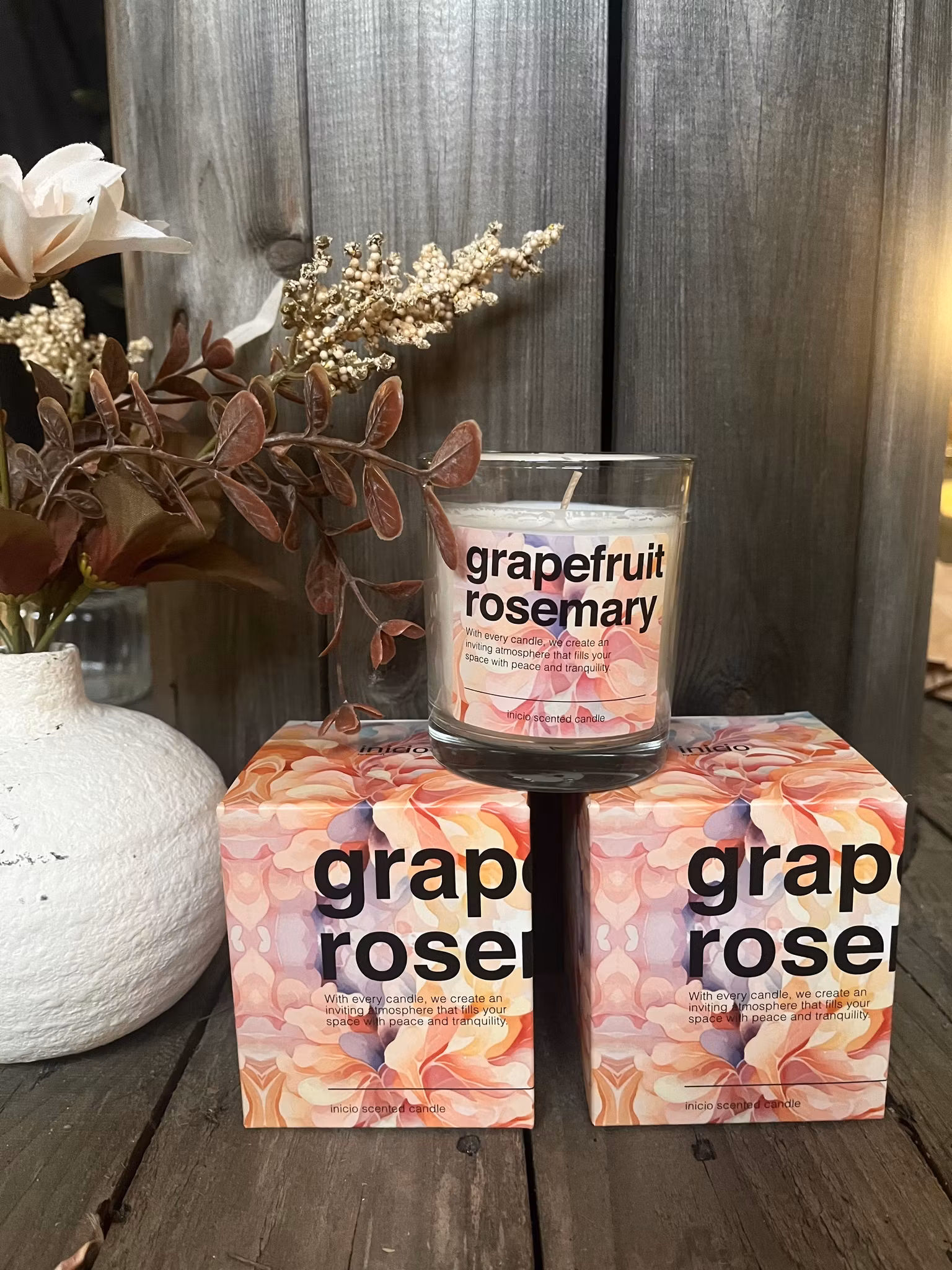 Doftljus – Grapefruit Rosemary