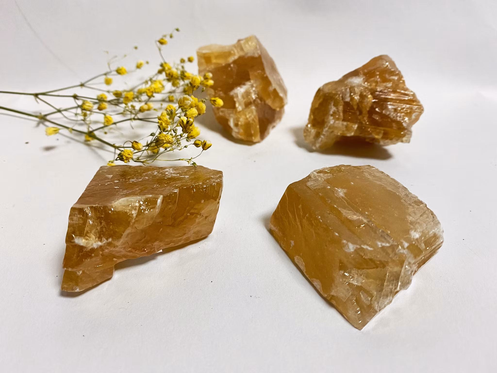 Honungs kalcit rå AA