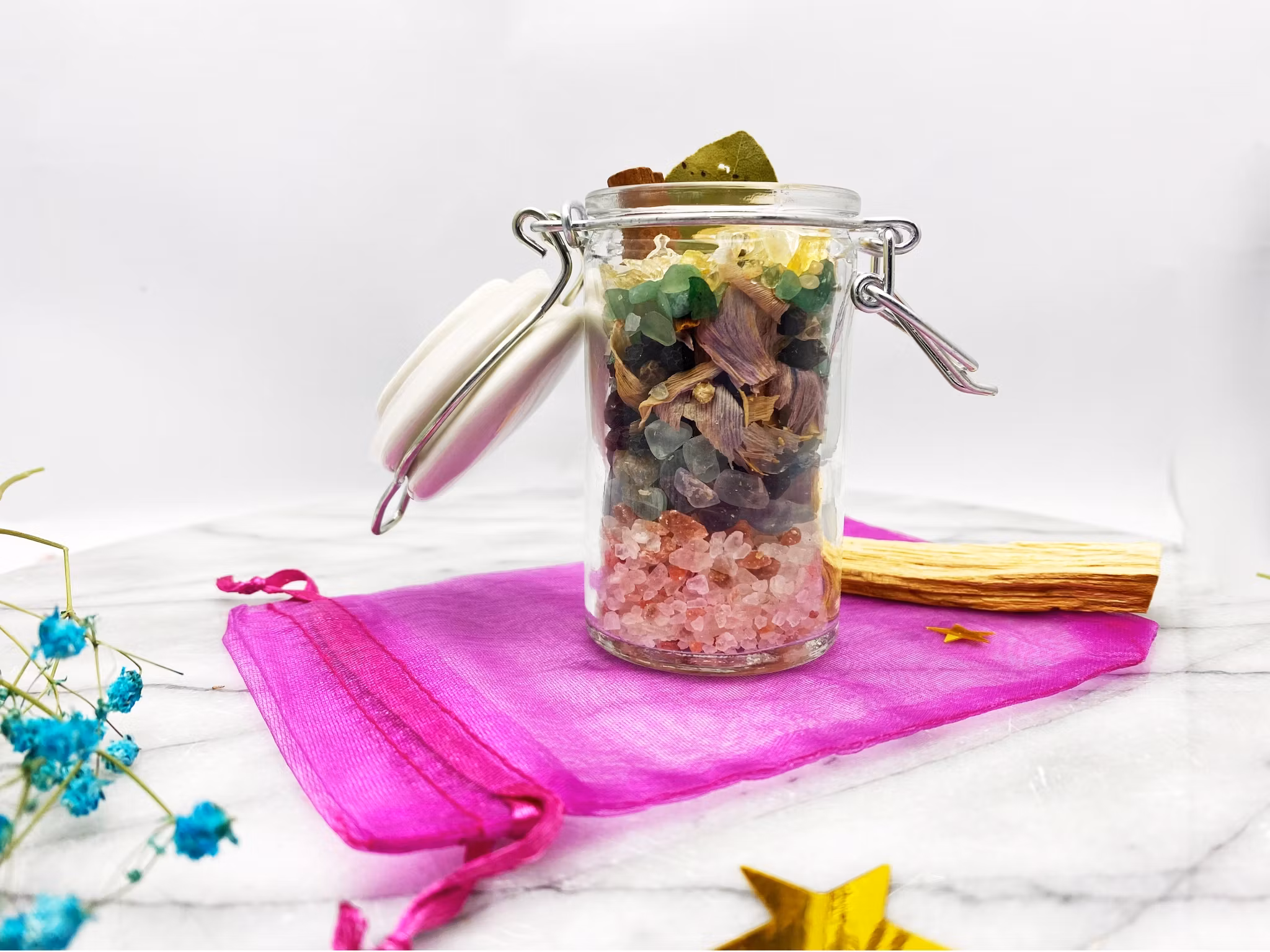 Spell jar success and happiness