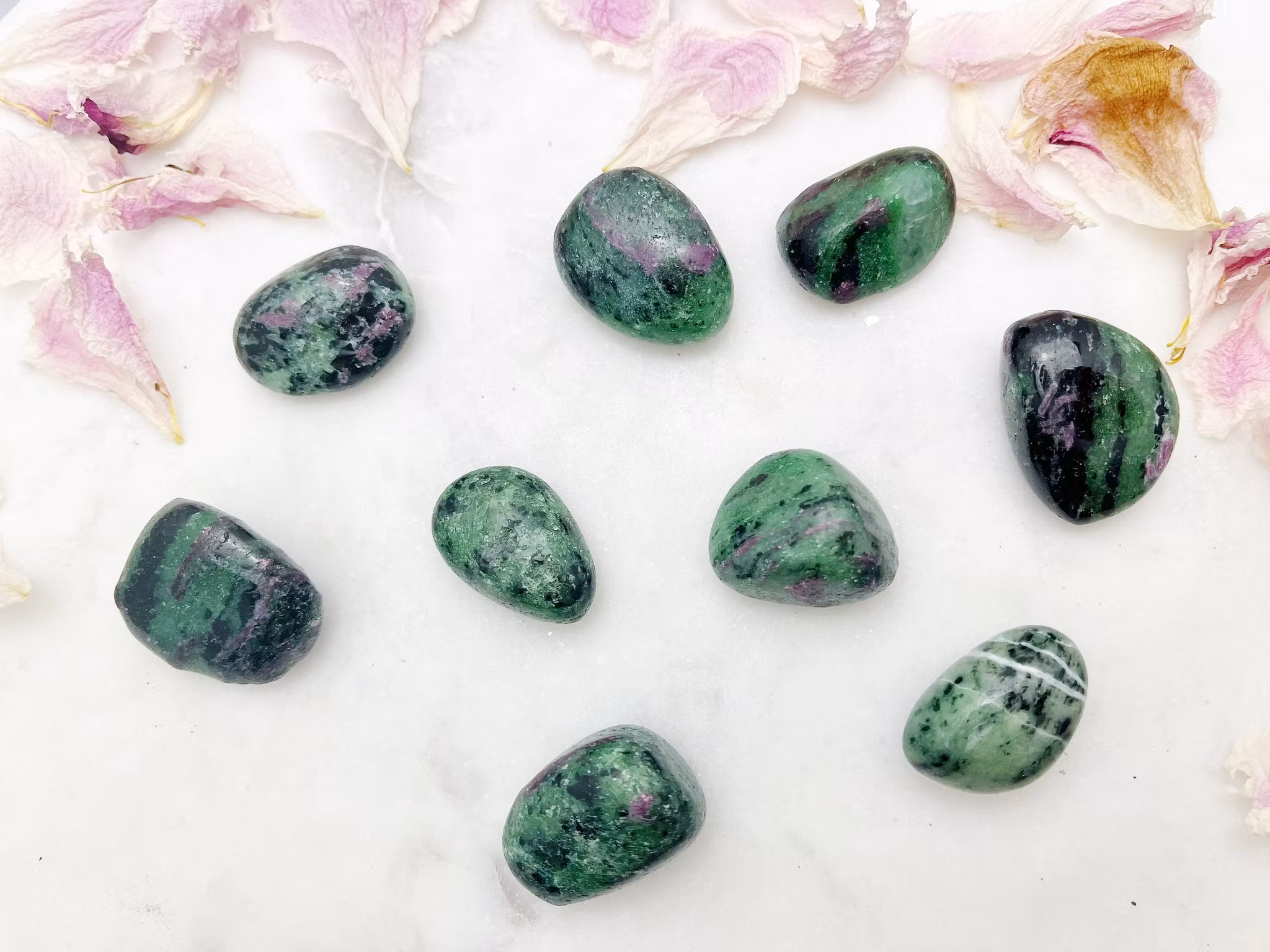 Zoisit med Rubin, Trumlade