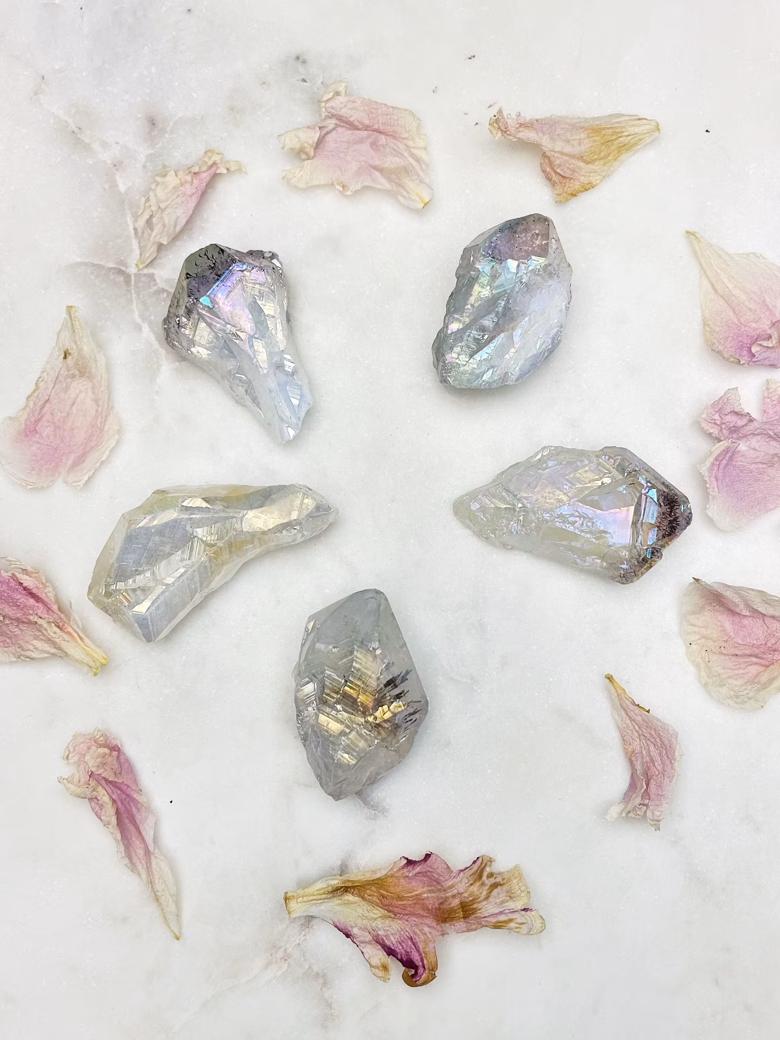 Angel Aura kvarts, Rå