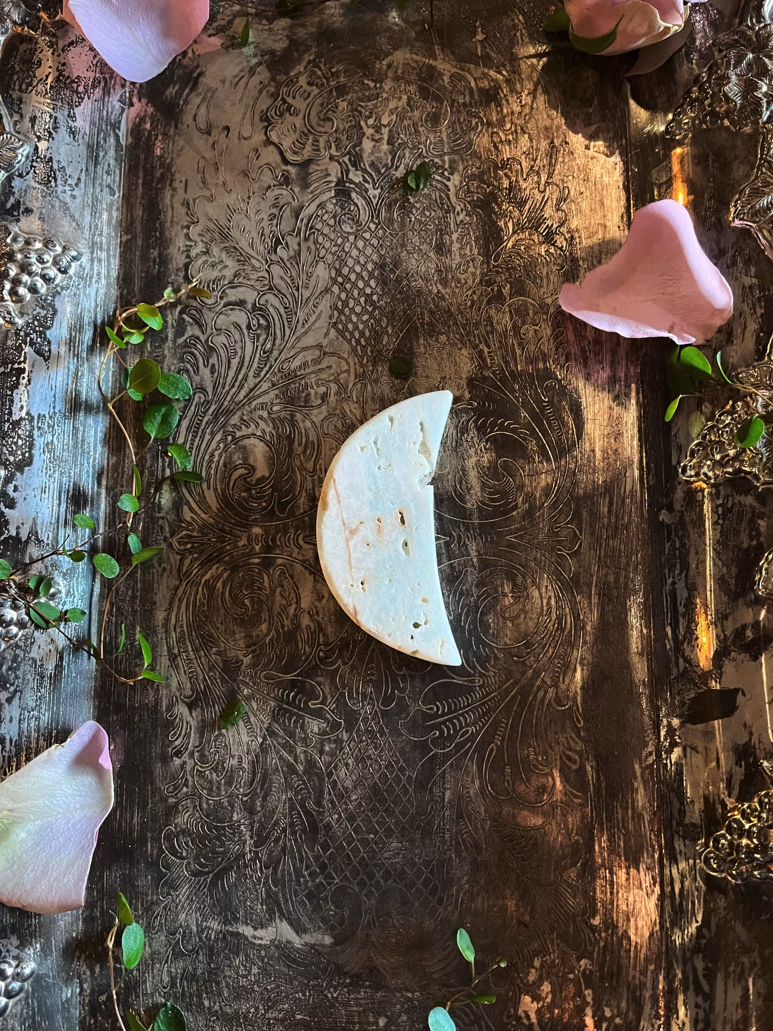 Aragonit, karibisk Blå Måne#4