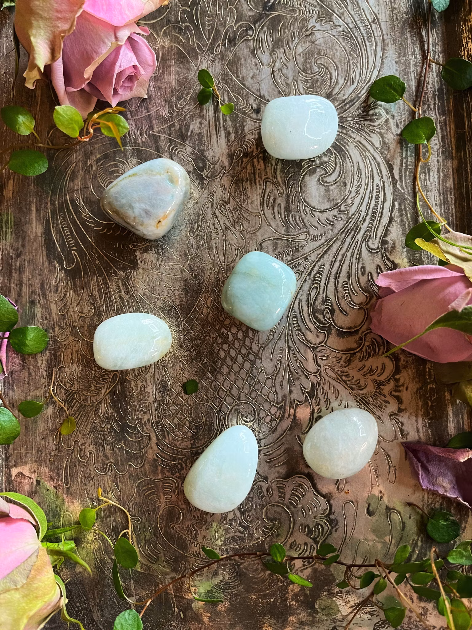 Akvamarin, AA+ Cuddle stones