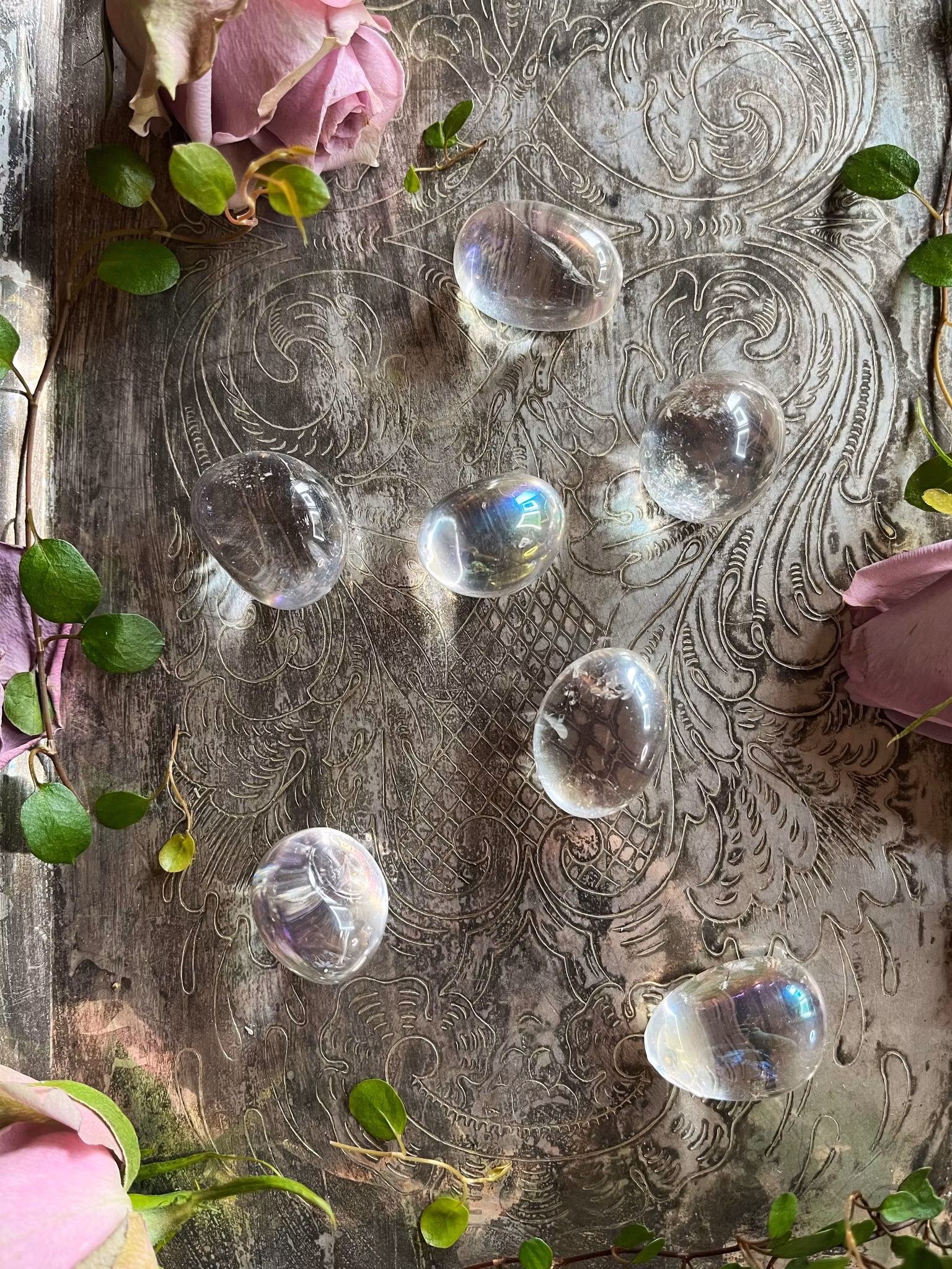 Angel Aura kvarts, trumlad AAA