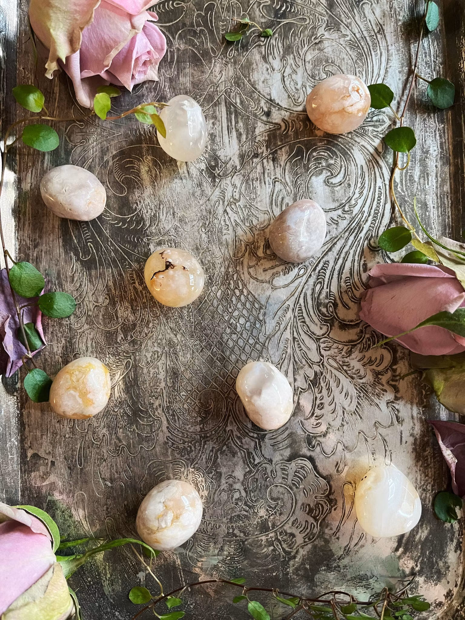 Blomster agat (cuddle Stone)