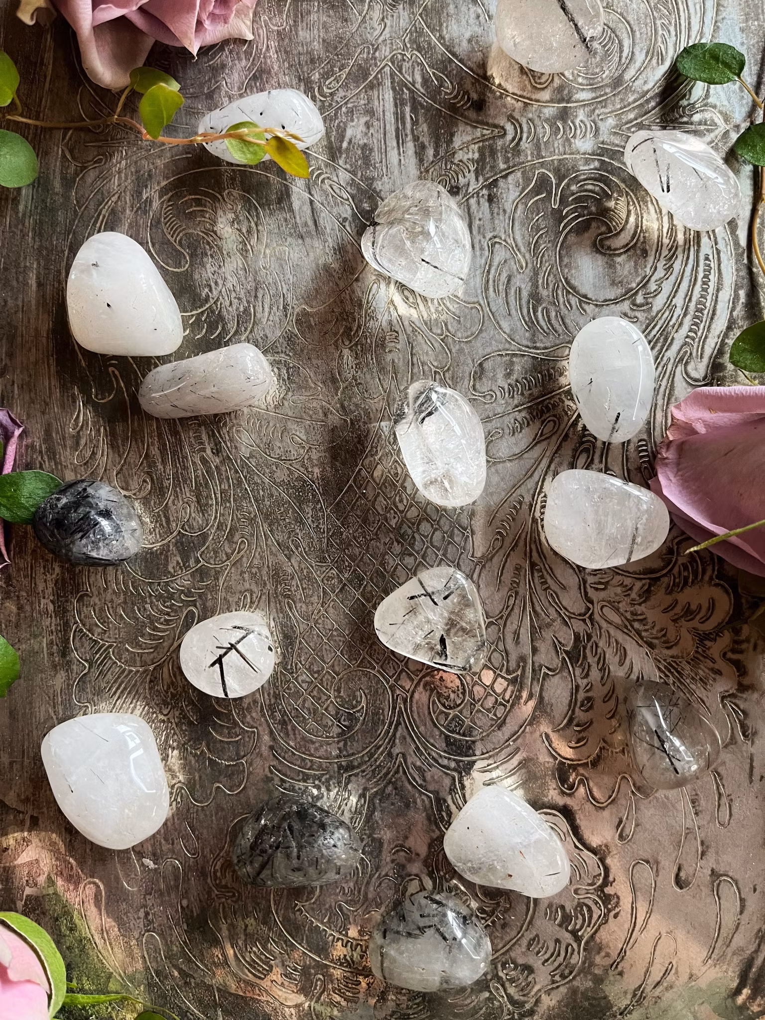 Turmalinkvarts, trumlade