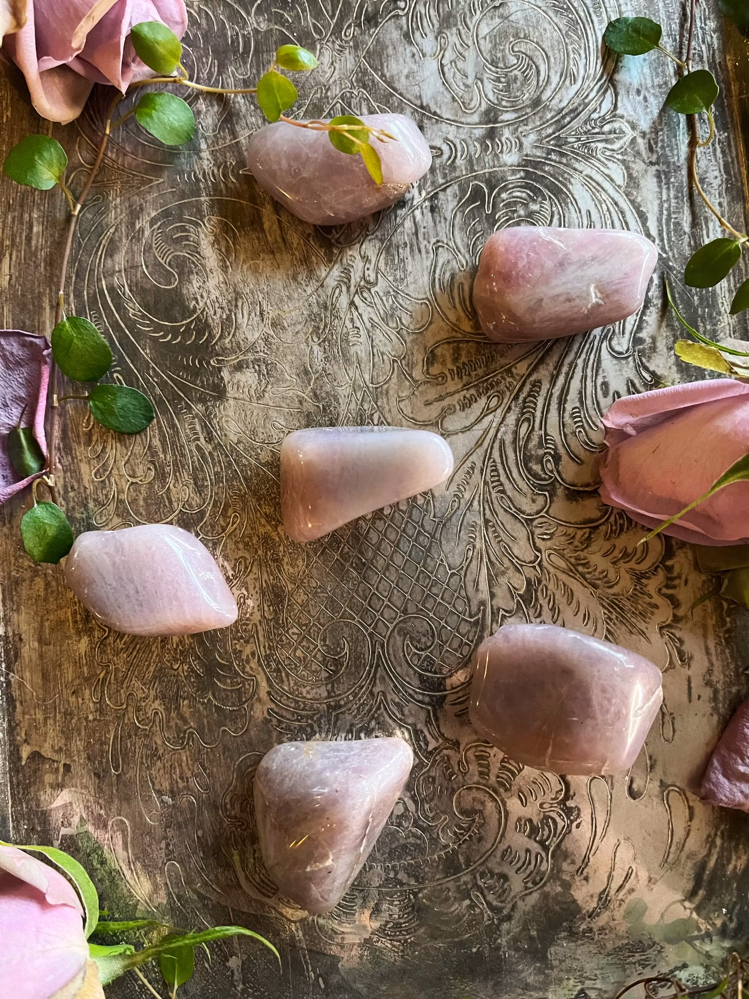 Lavendelkvarts  (trumlad)