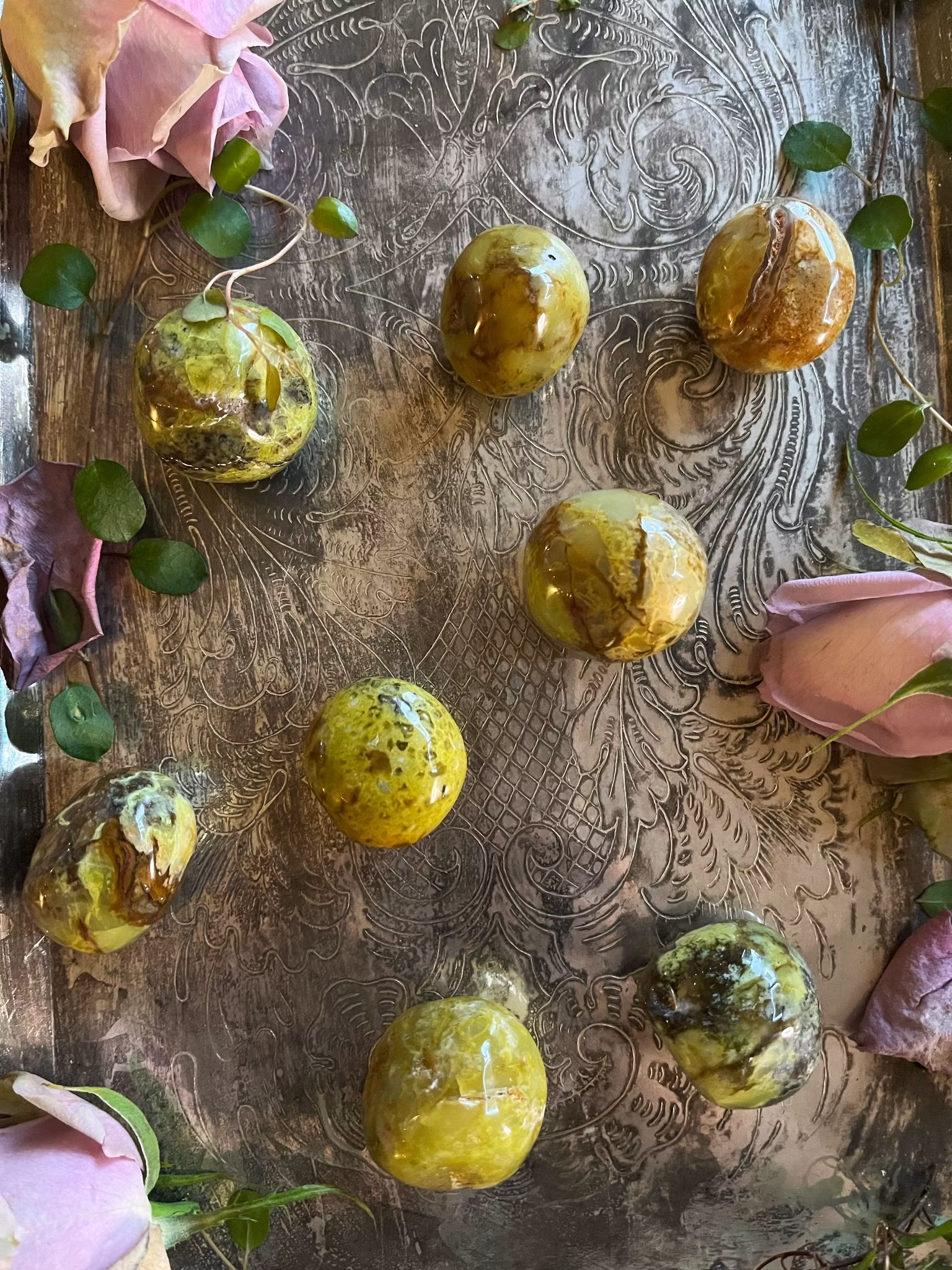 Opal, Grön cuddle stone