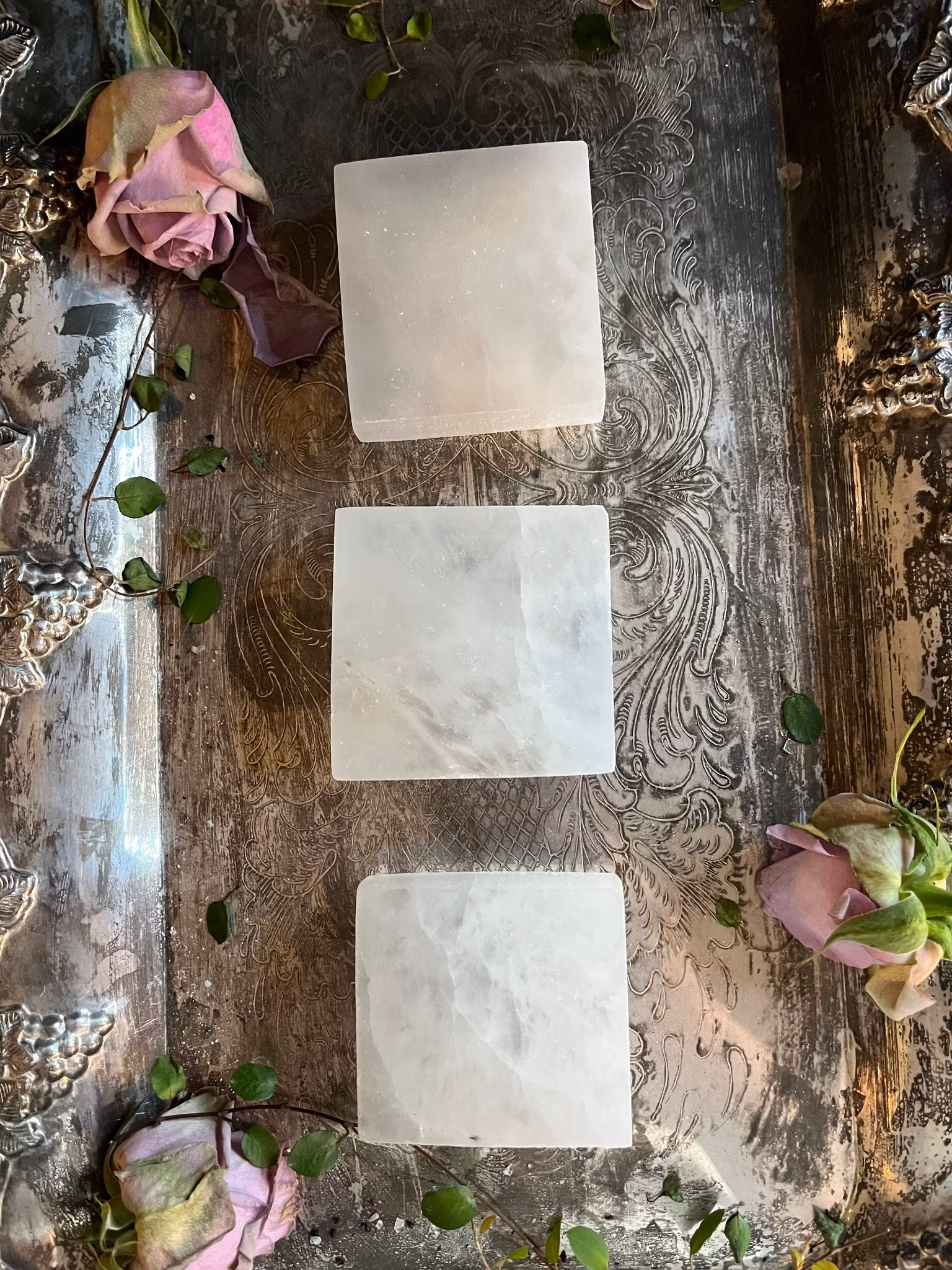 Selenit fyrkantig platta ( laddningsplatta)