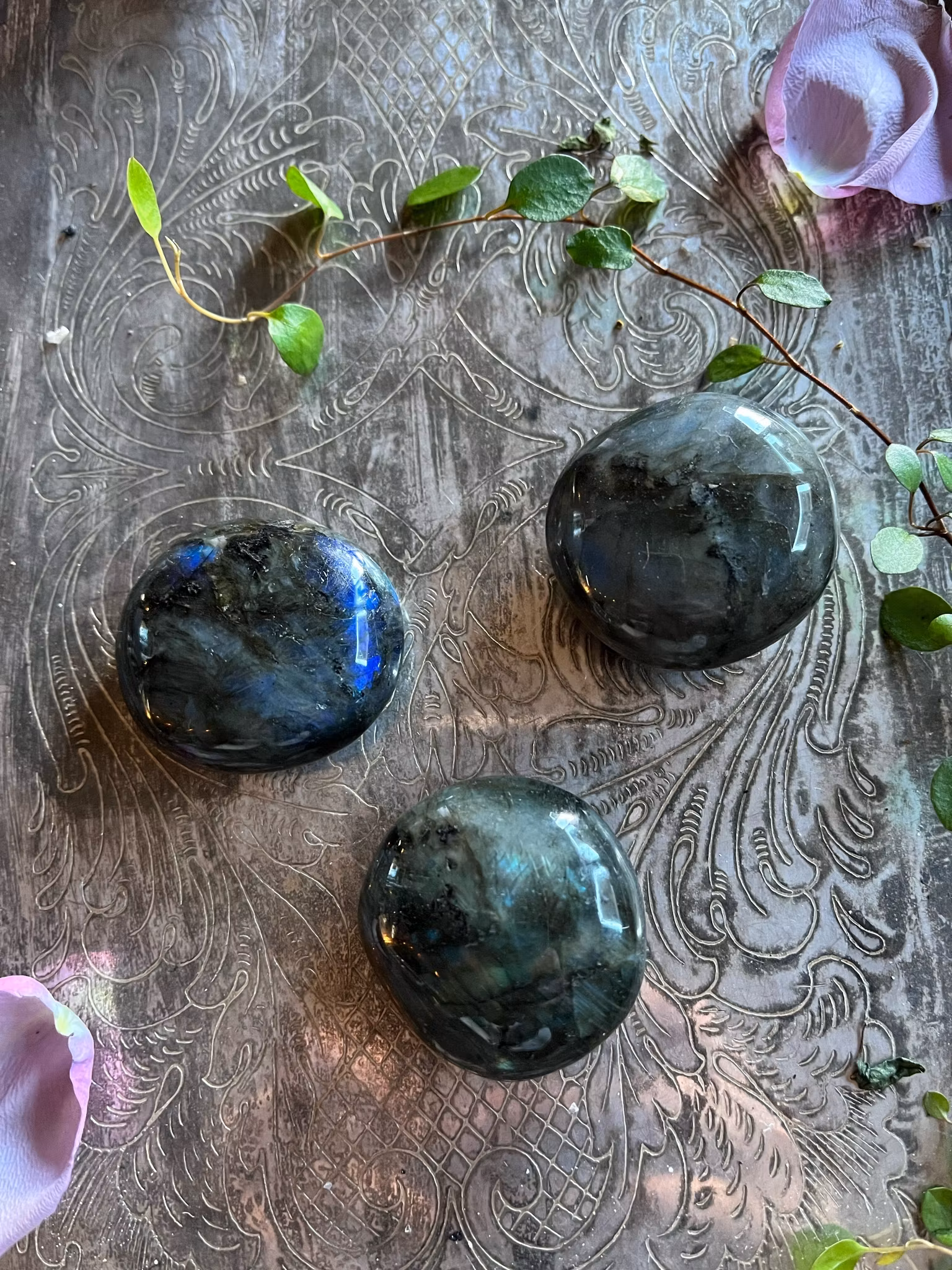 Små touchstone Labradorit