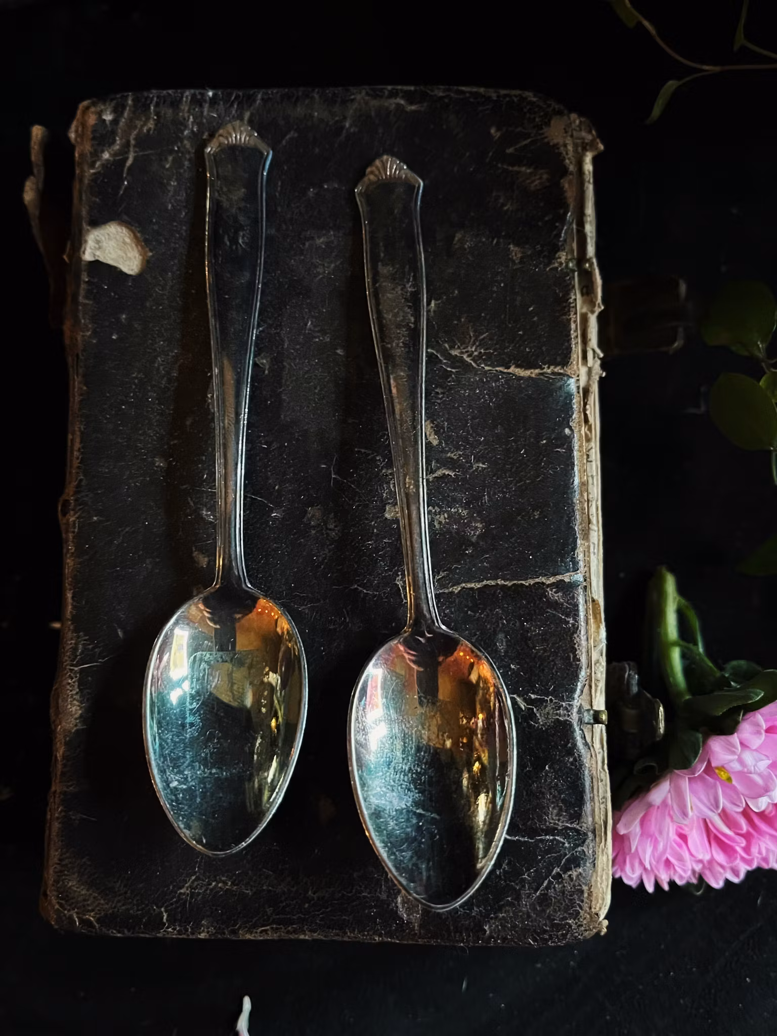 Små  teskedar  i nysilver