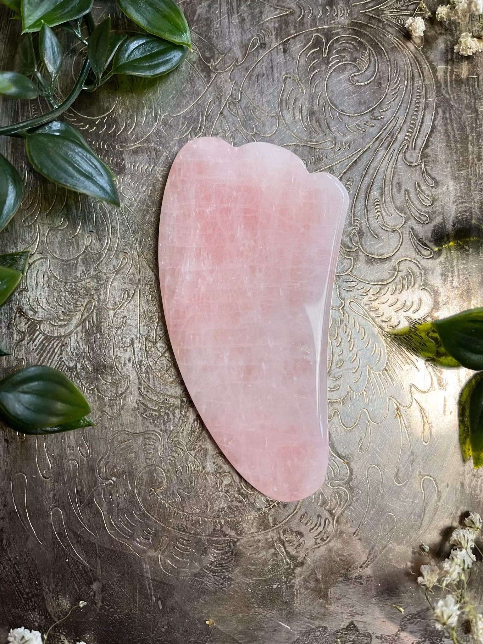 Gua Sha Rosenkvarts